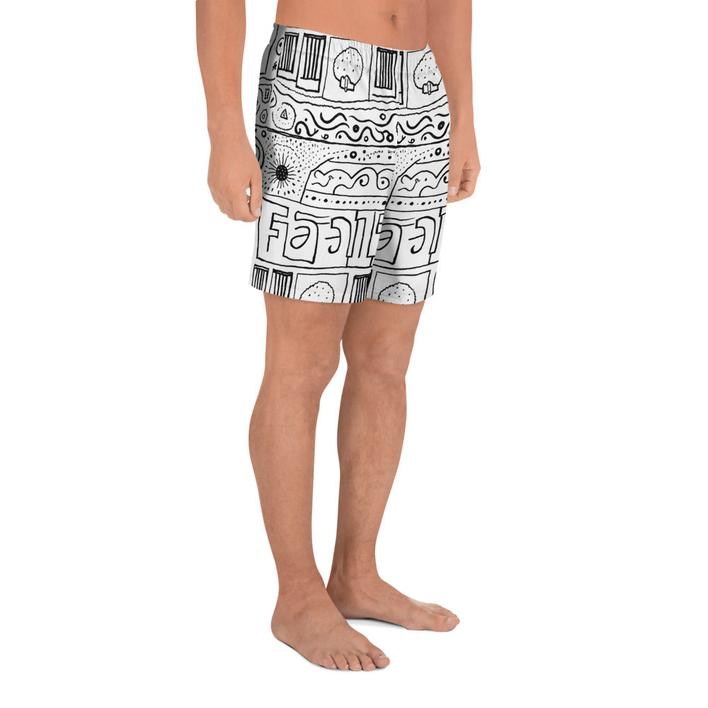 Faith - All-Over Print Unisex Athletic Long Shorts