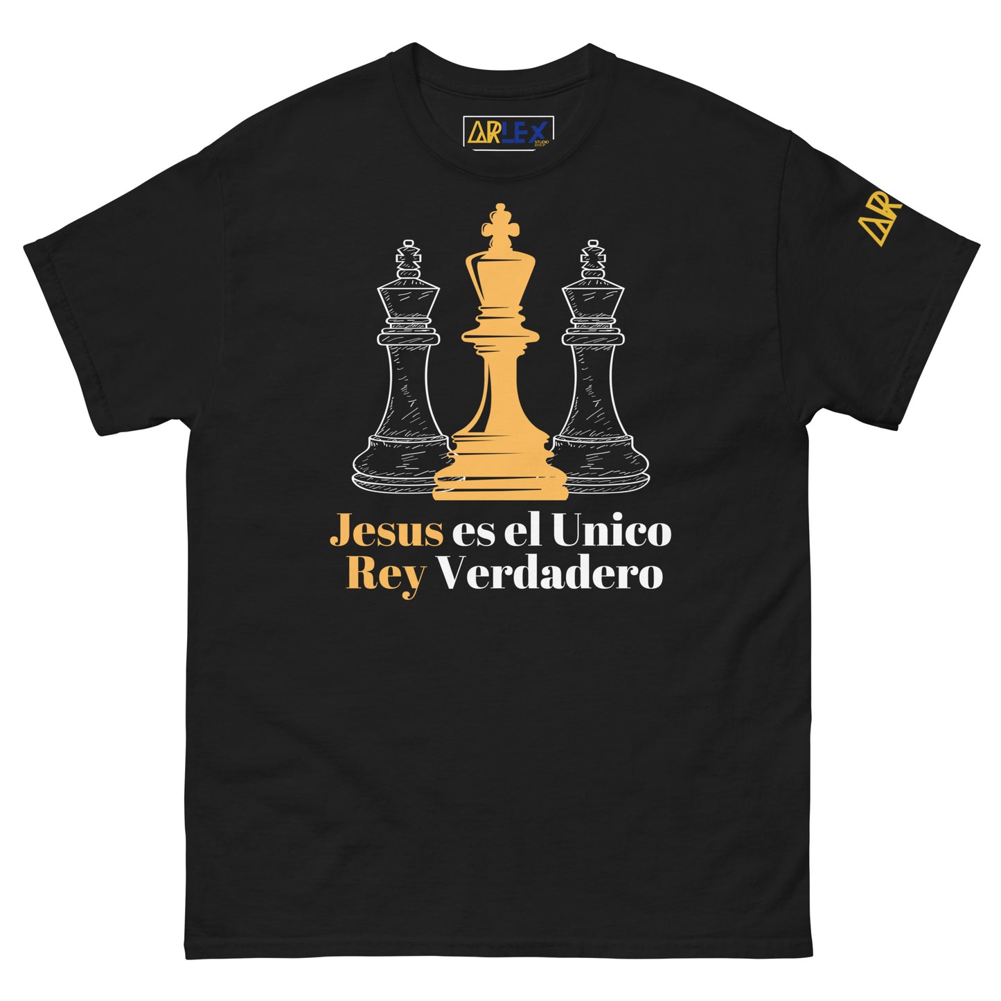 Jesus es el Unico Rey Verdadero - white letters - Unisex classic tee