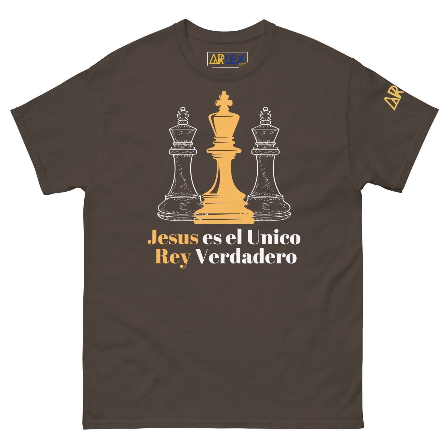 Jesus es el Unico Rey Verdadero - white letters - Unisex classic tee