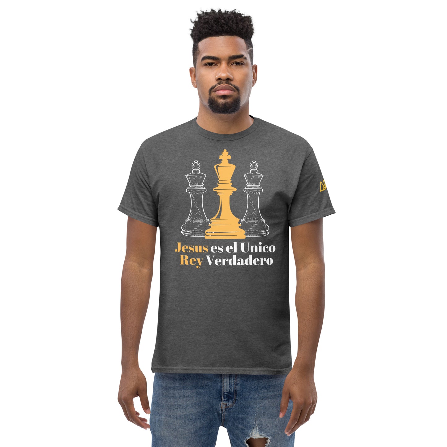 Jesus es el Unico Rey Verdadero - white letters - Unisex classic tee