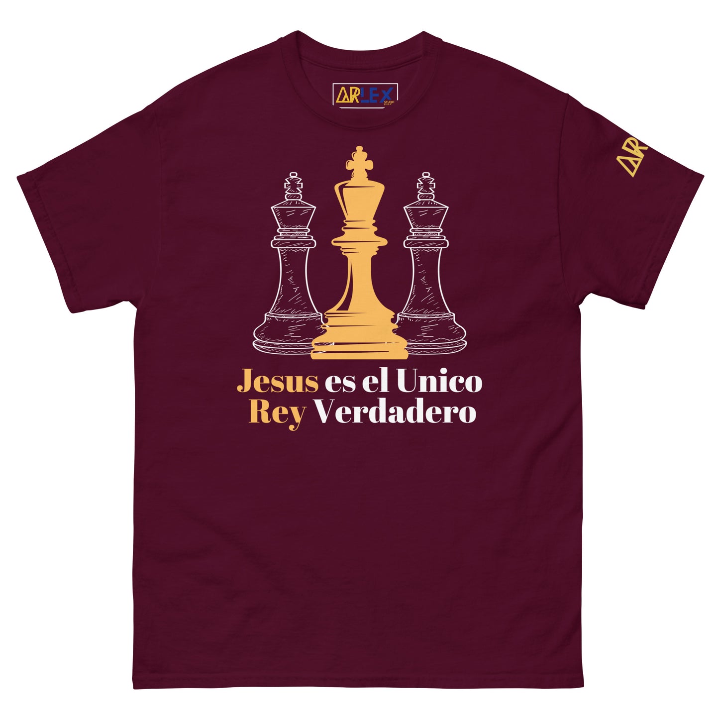 Jesus es el Unico Rey Verdadero - white letters - Unisex classic tee