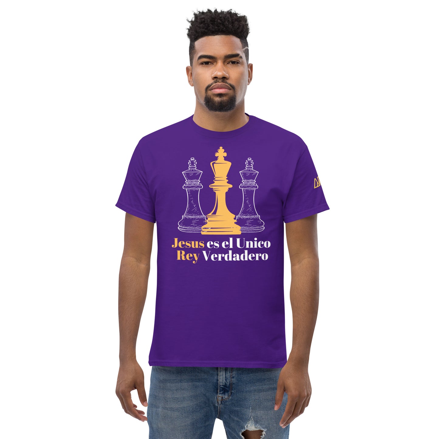 Jesus es el Unico Rey Verdadero - white letters - Unisex classic tee