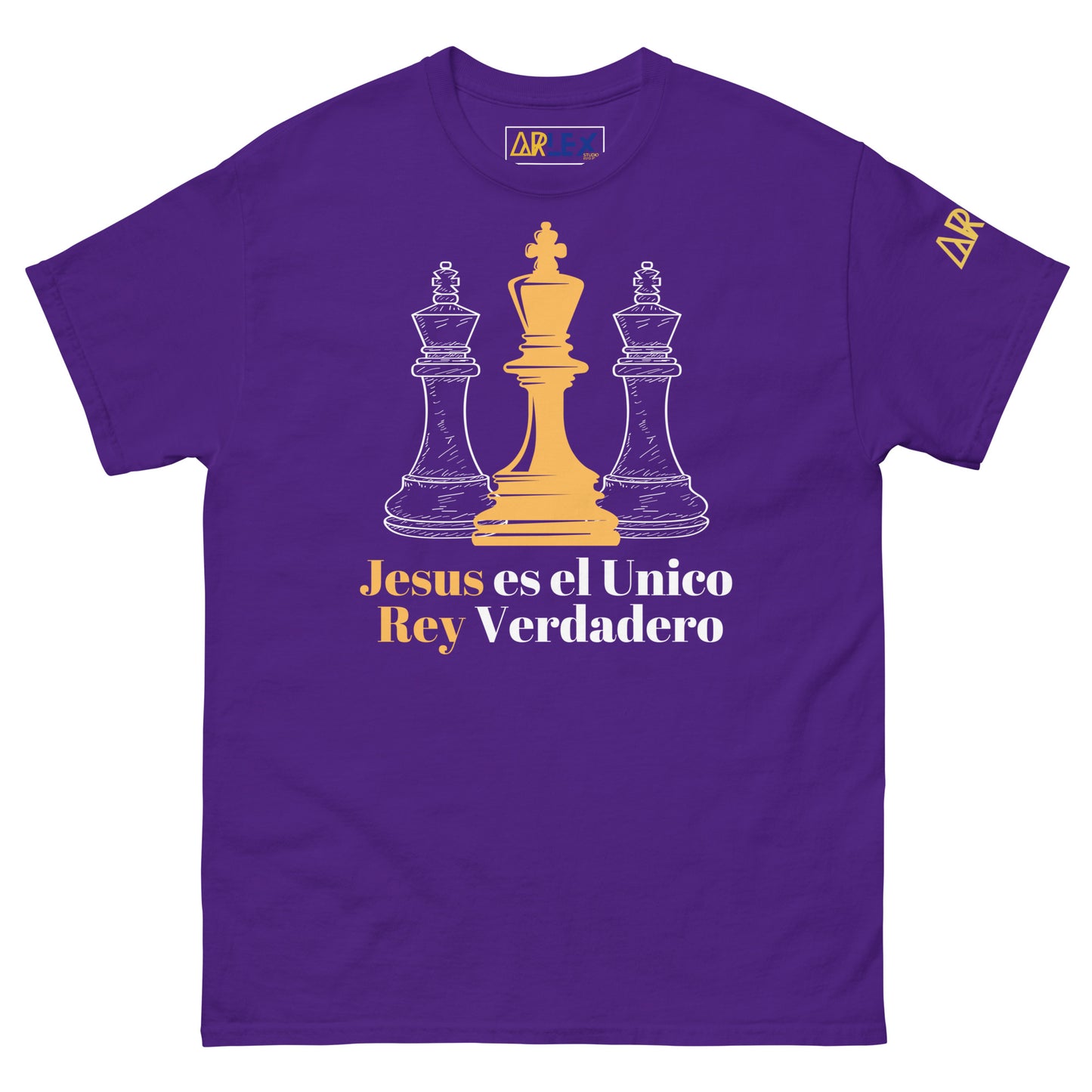 Jesus es el Unico Rey Verdadero - white letters - Unisex classic tee
