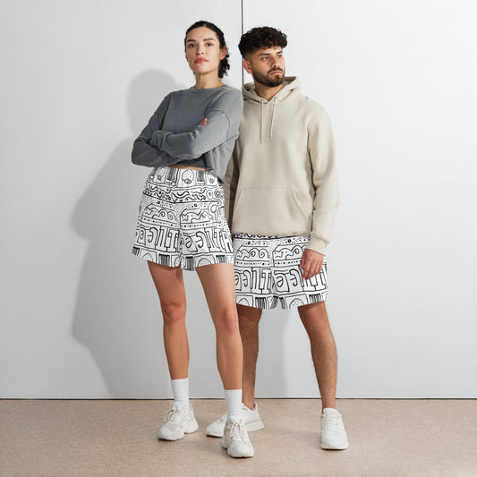 Faith - All-Over Print Unisex Athletic Long Shorts