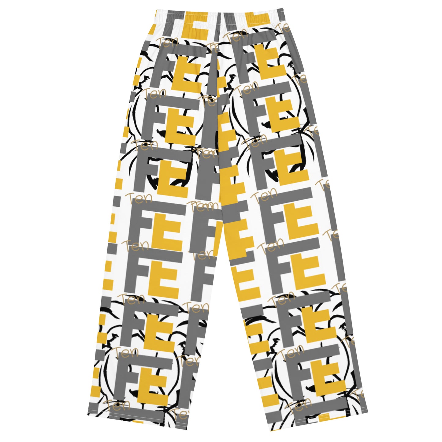 Ten Fe - All-over print unisex wide-leg pants