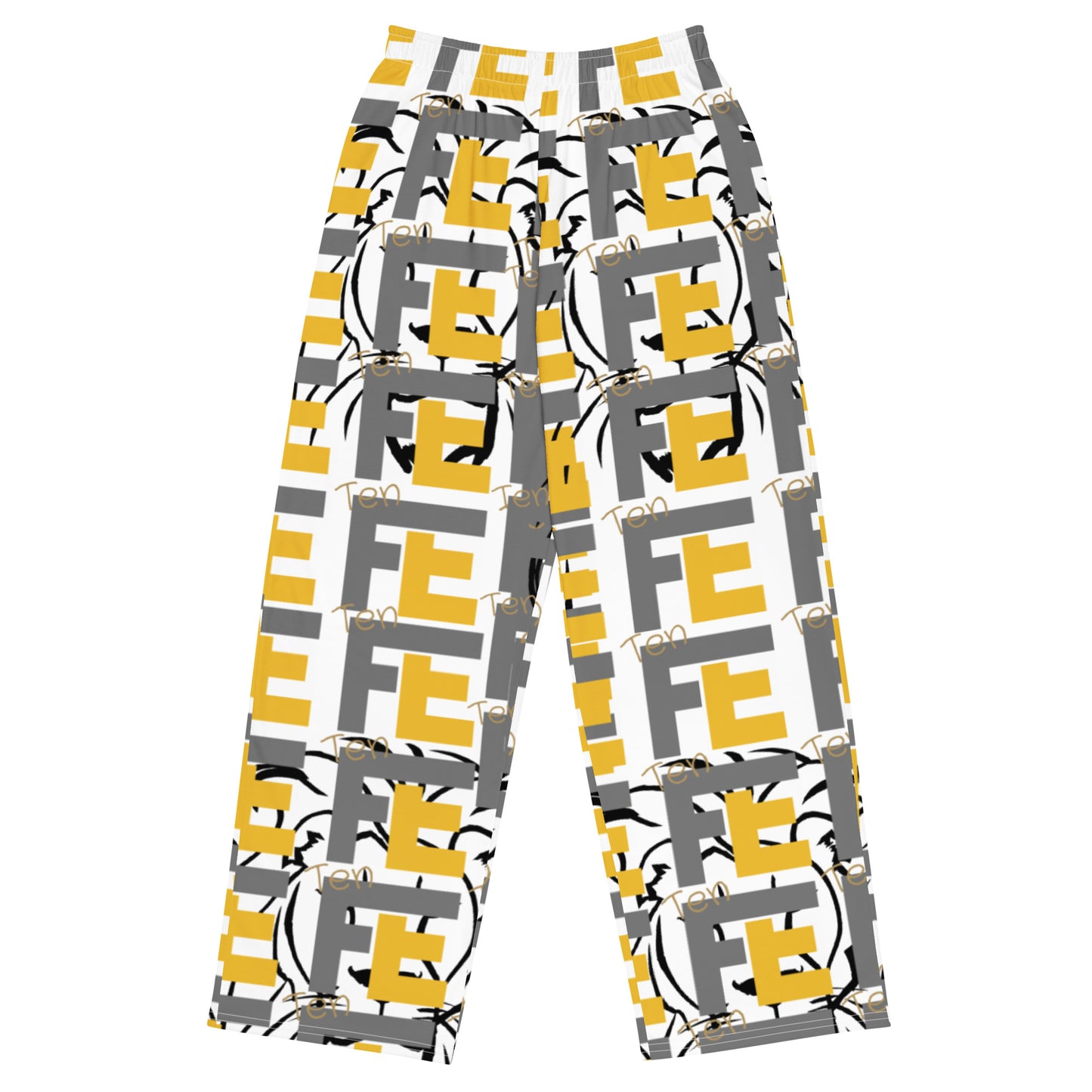 Ten Fe - All-over print unisex wide-leg pants