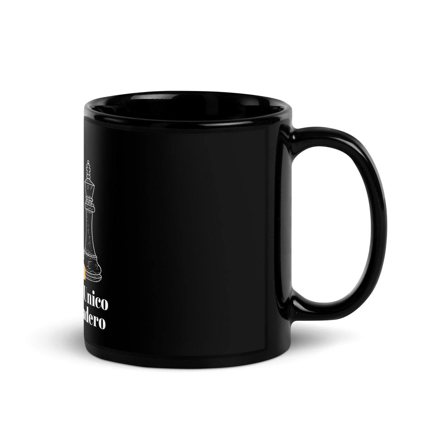 Jesus es el Unico Rey Verdadero - Black Glossy Mug