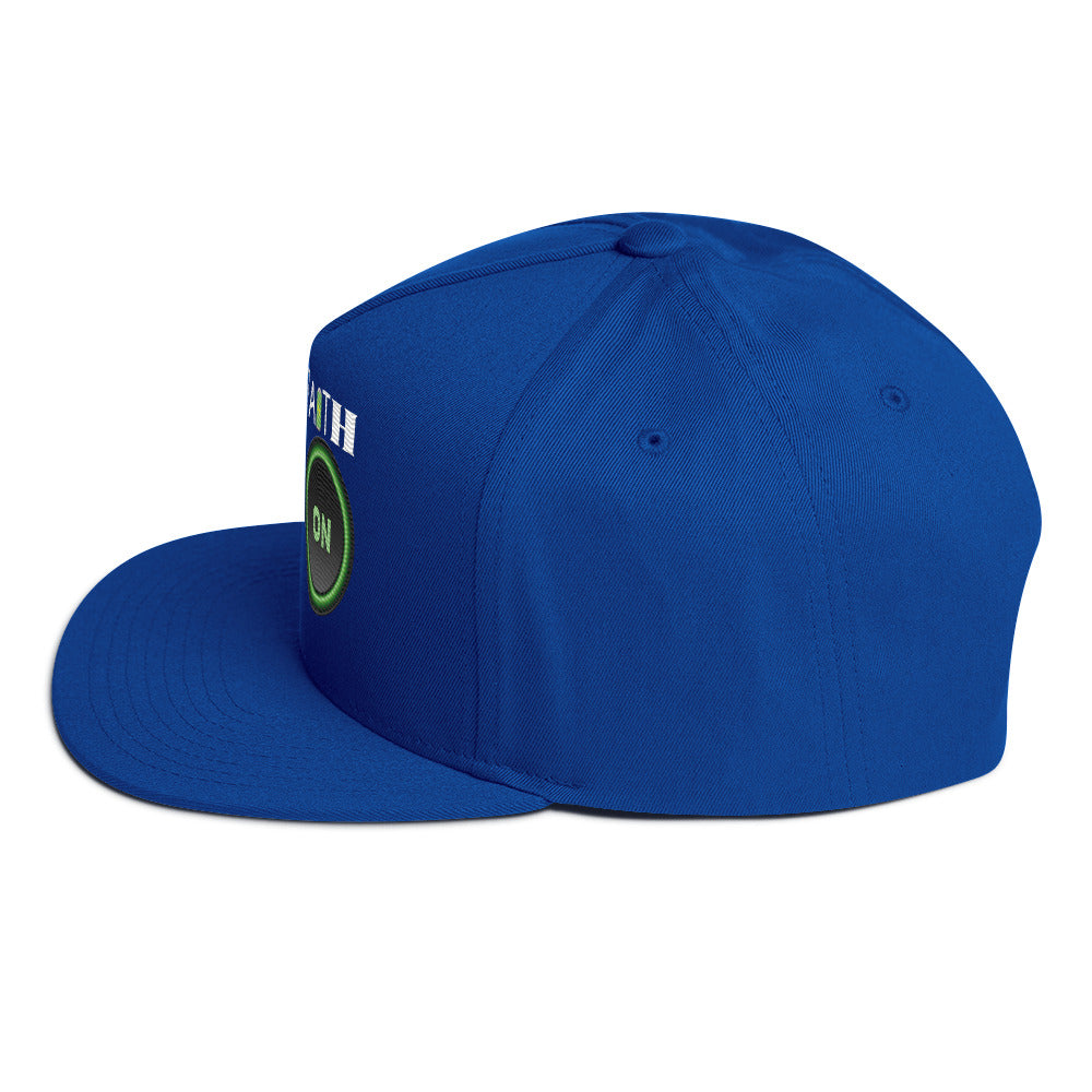 Faith Yes Fear No - Flat Bill Cap