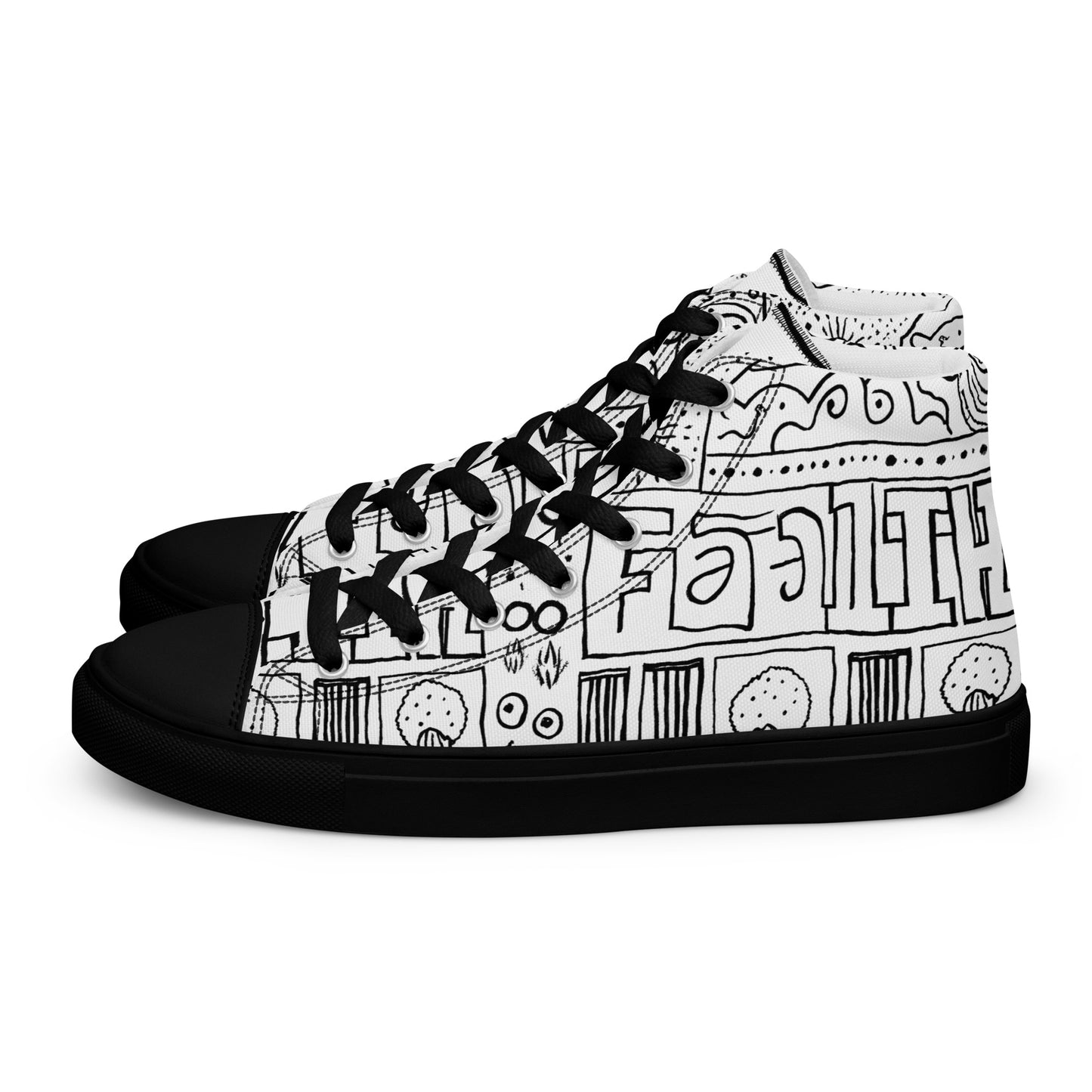 Faith Men’s high top canvas shoes