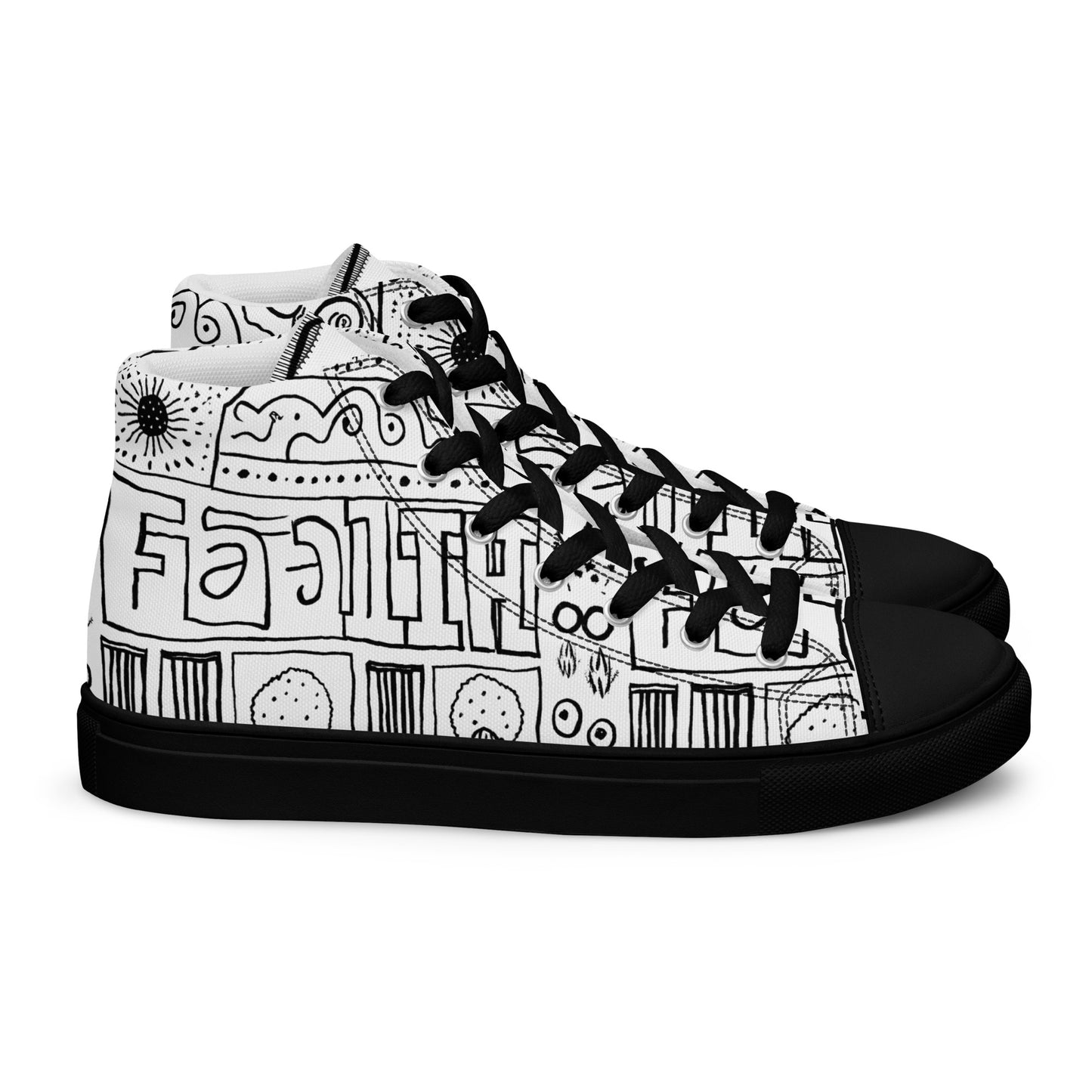 Faith Men’s high top canvas shoes