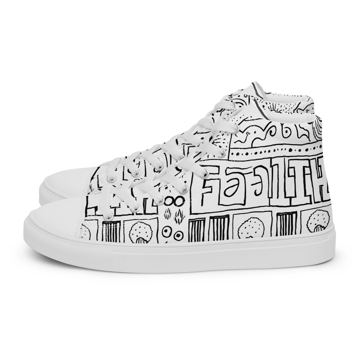 Faith Men’s high top canvas shoes