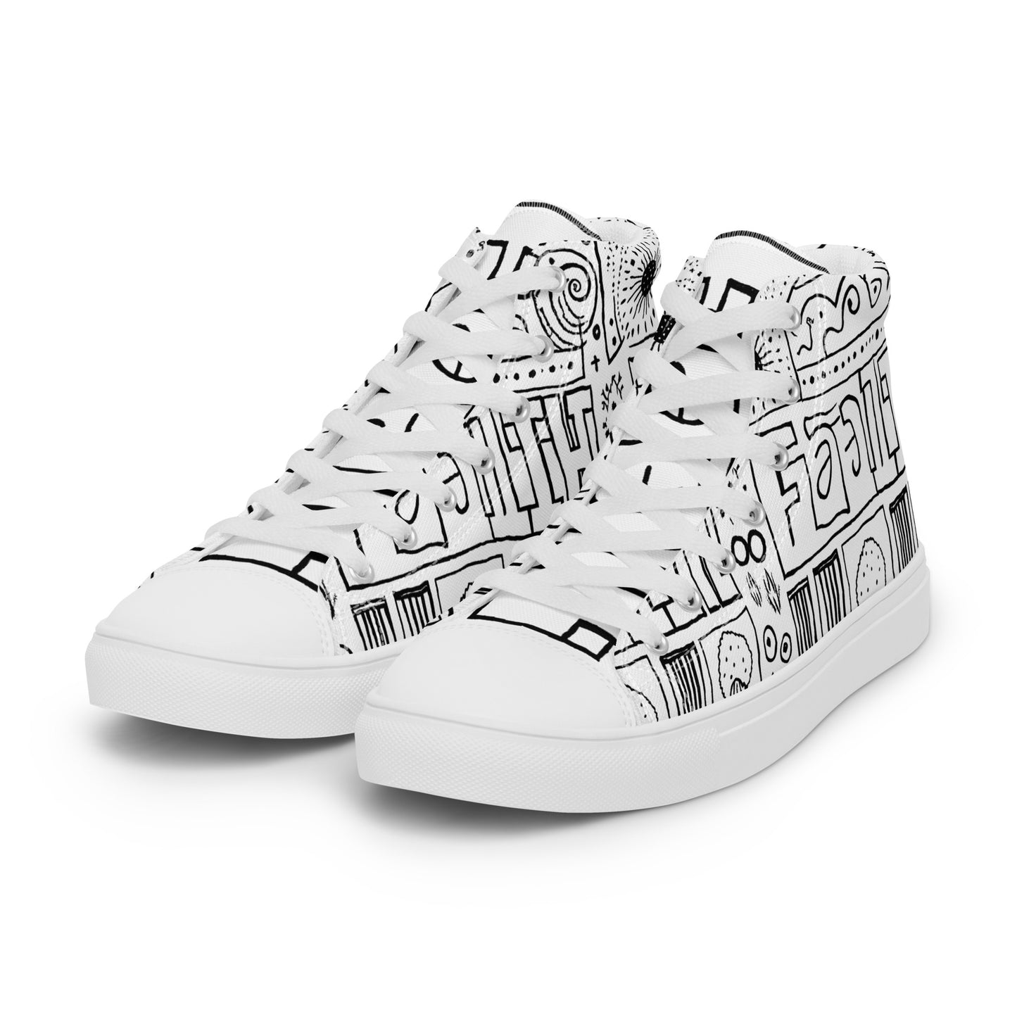 Faith Men’s high top canvas shoes