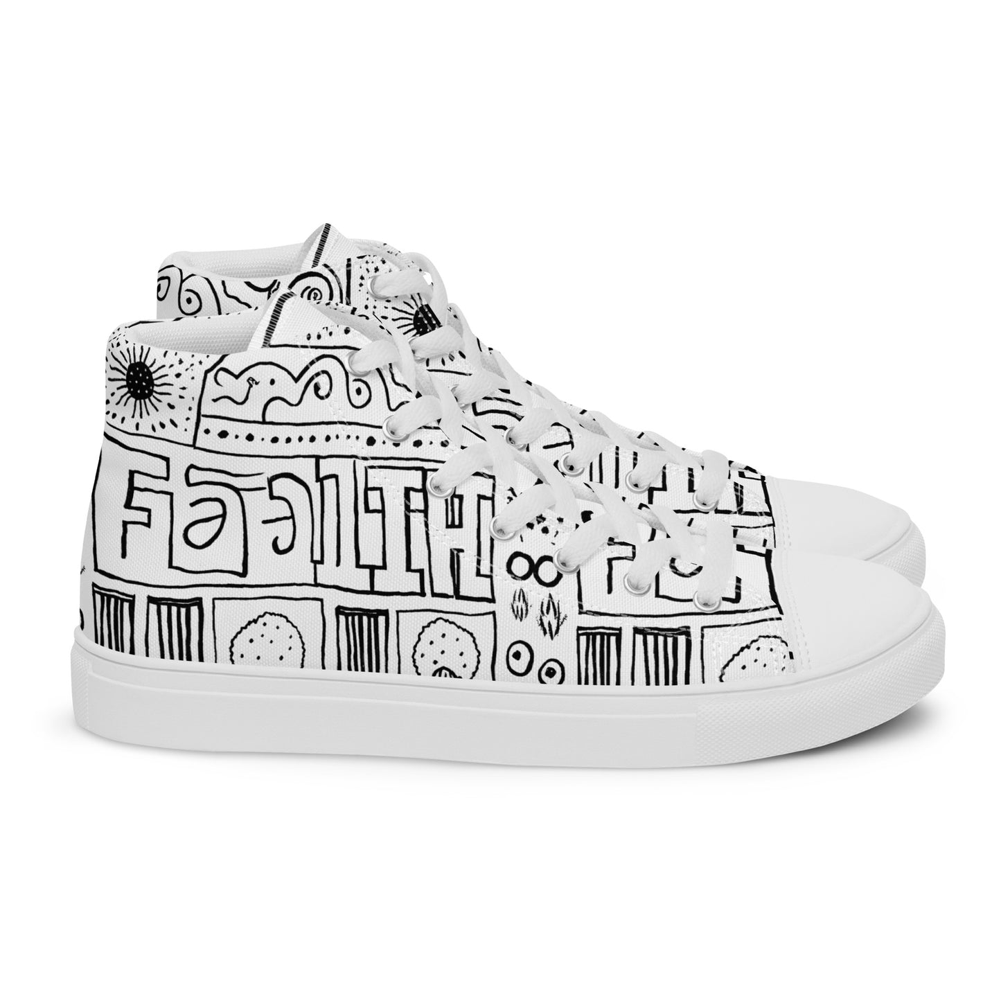 Faith Men’s high top canvas shoes