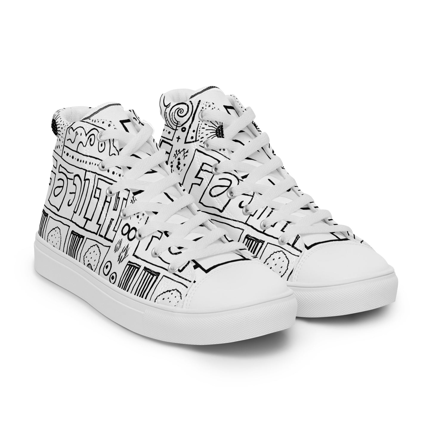 Faith Men’s high top canvas shoes