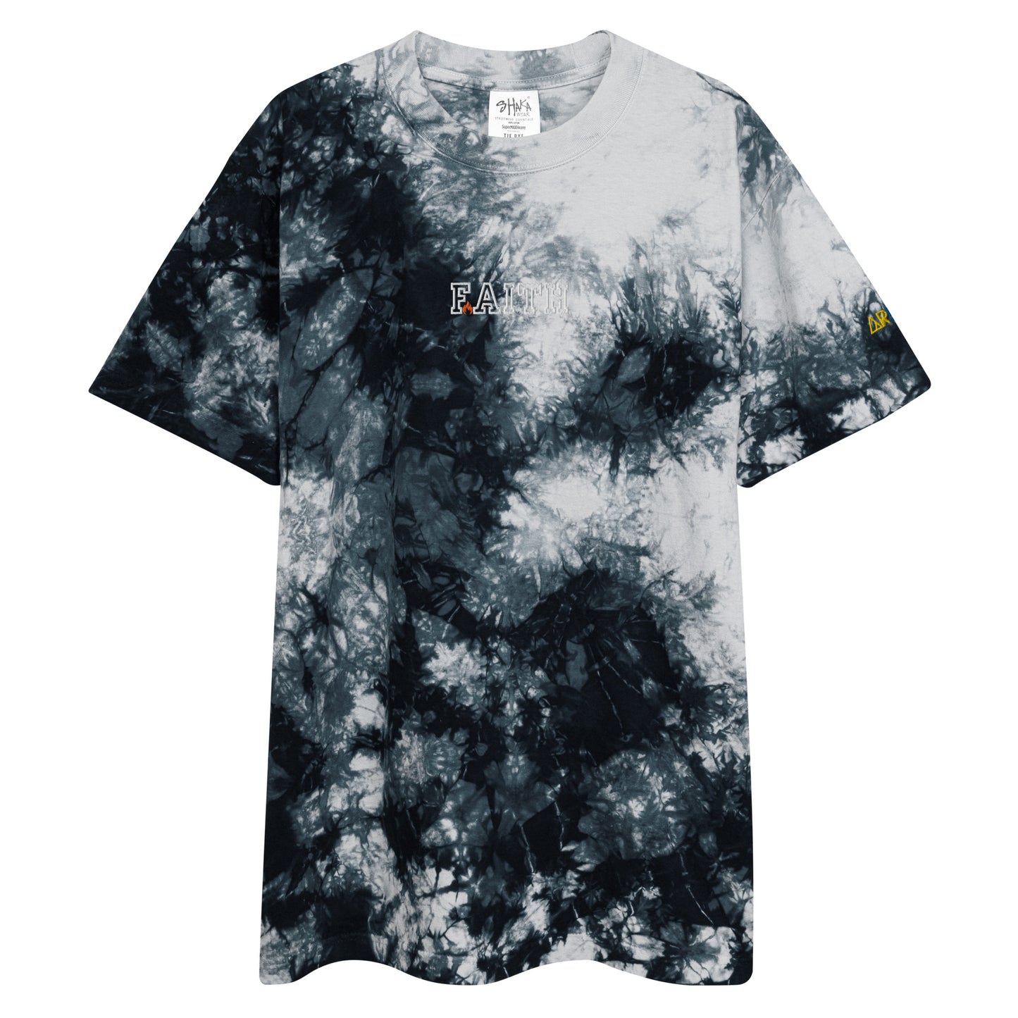 Faith-flame - Oversized tie-dye t-shirt