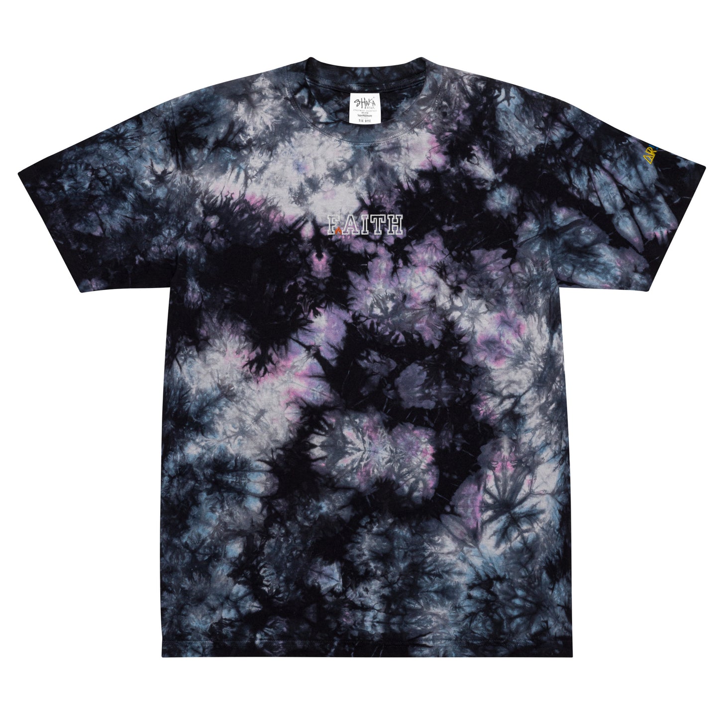 Faith-flame - Oversized tie-dye t-shirt