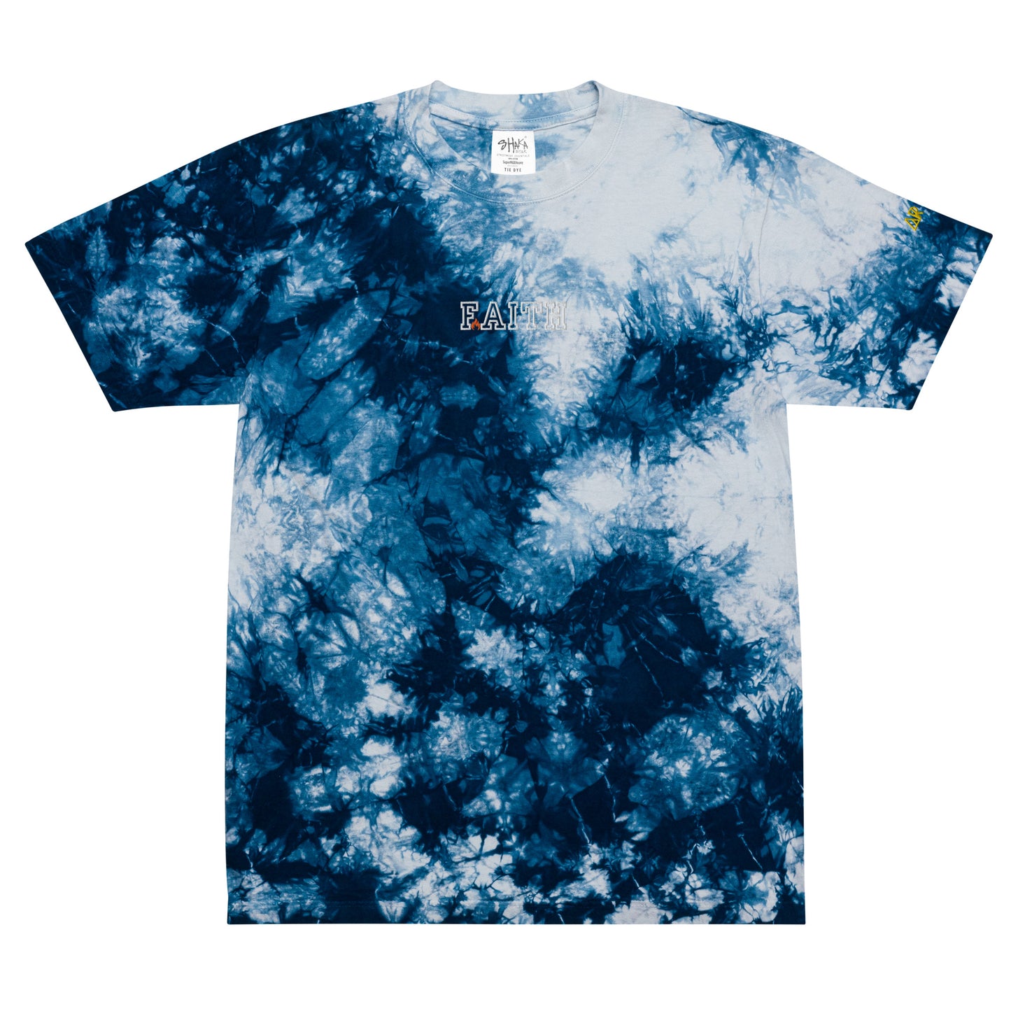 Faith-flame - Oversized tie-dye t-shirt