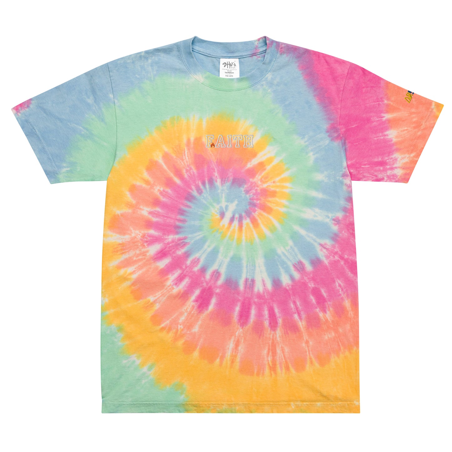 Faith-flame - Oversized tie-dye t-shirt