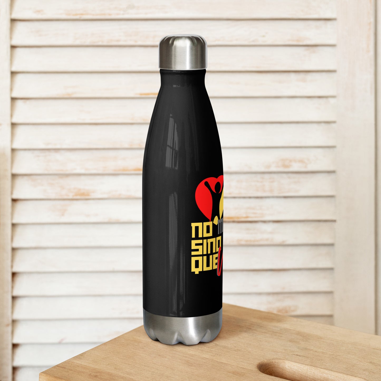 No Morire Sino que Vivire - Stainless steel water bottle