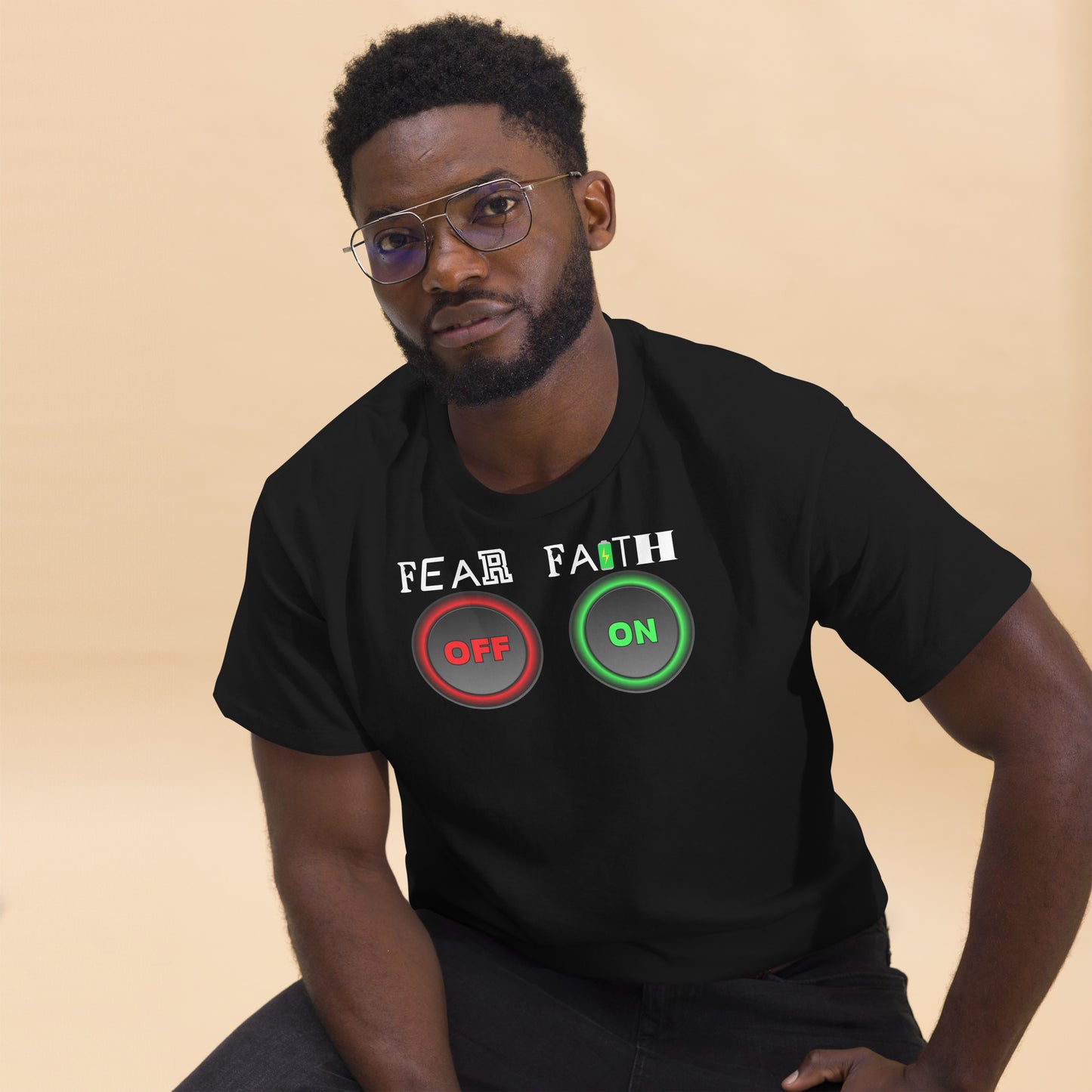 Faith On Fear Off - Unisex classic tee