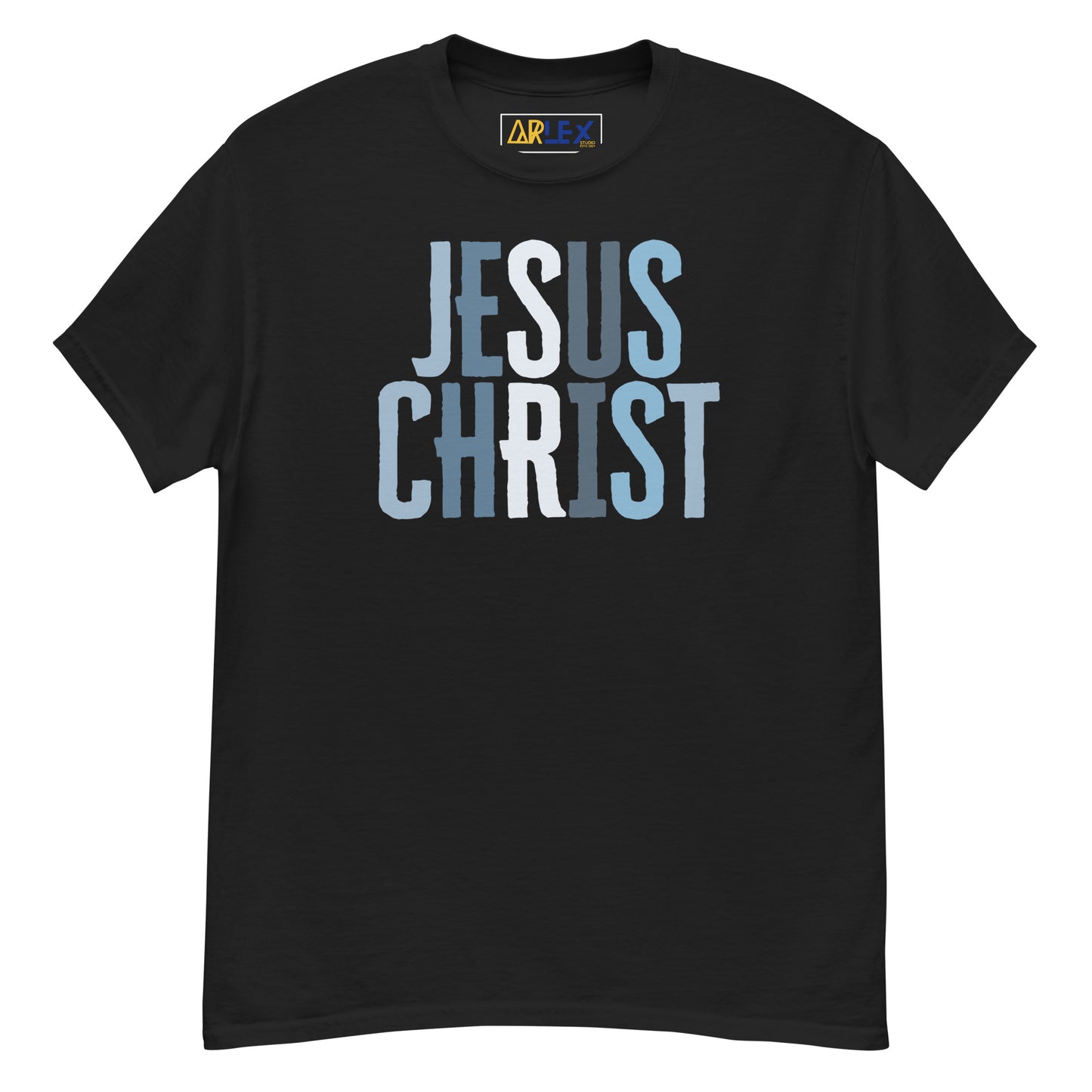 Jesus Christ - Blue letters - Unisex classic tee