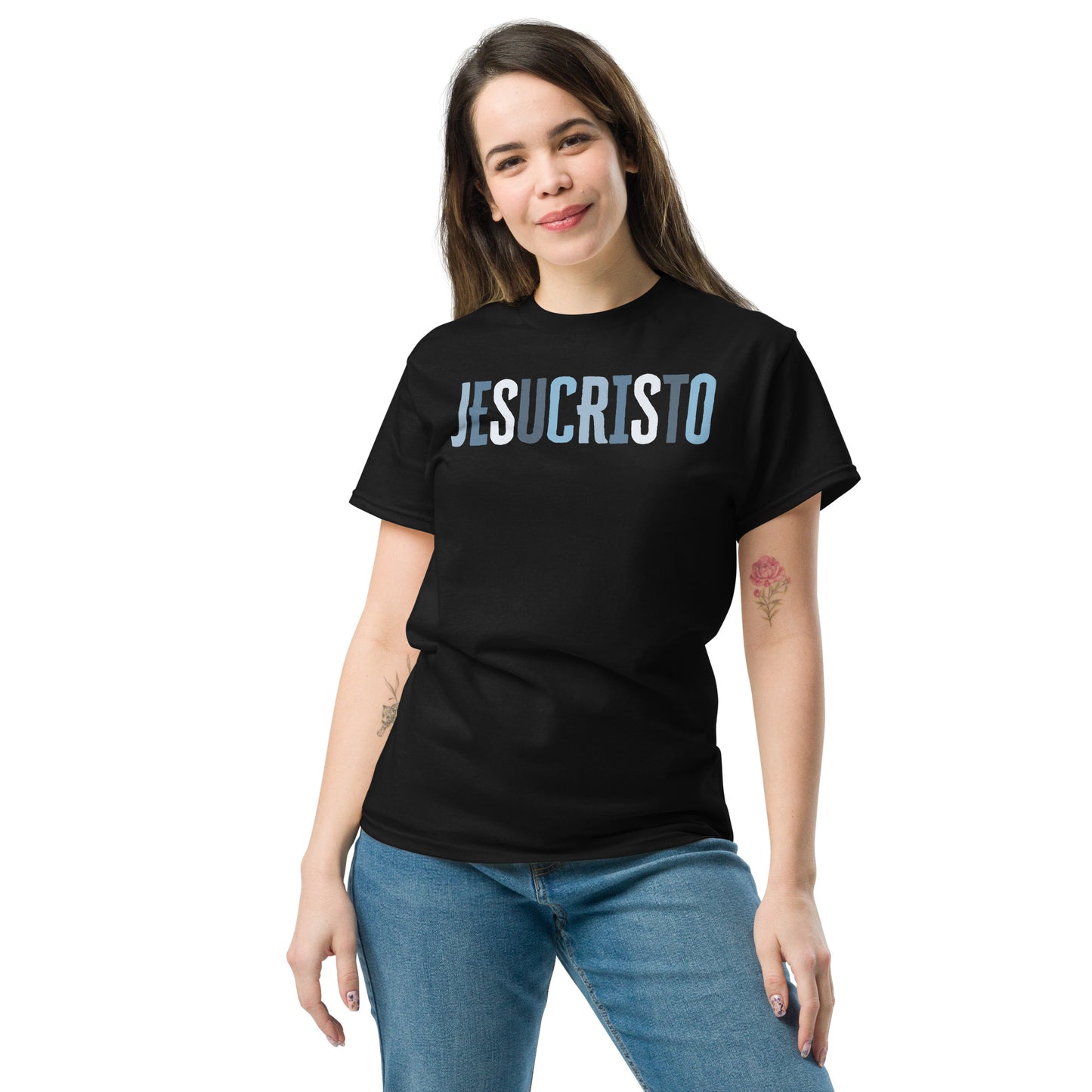 Jesucristo - Blue letters - Unisex classic tee