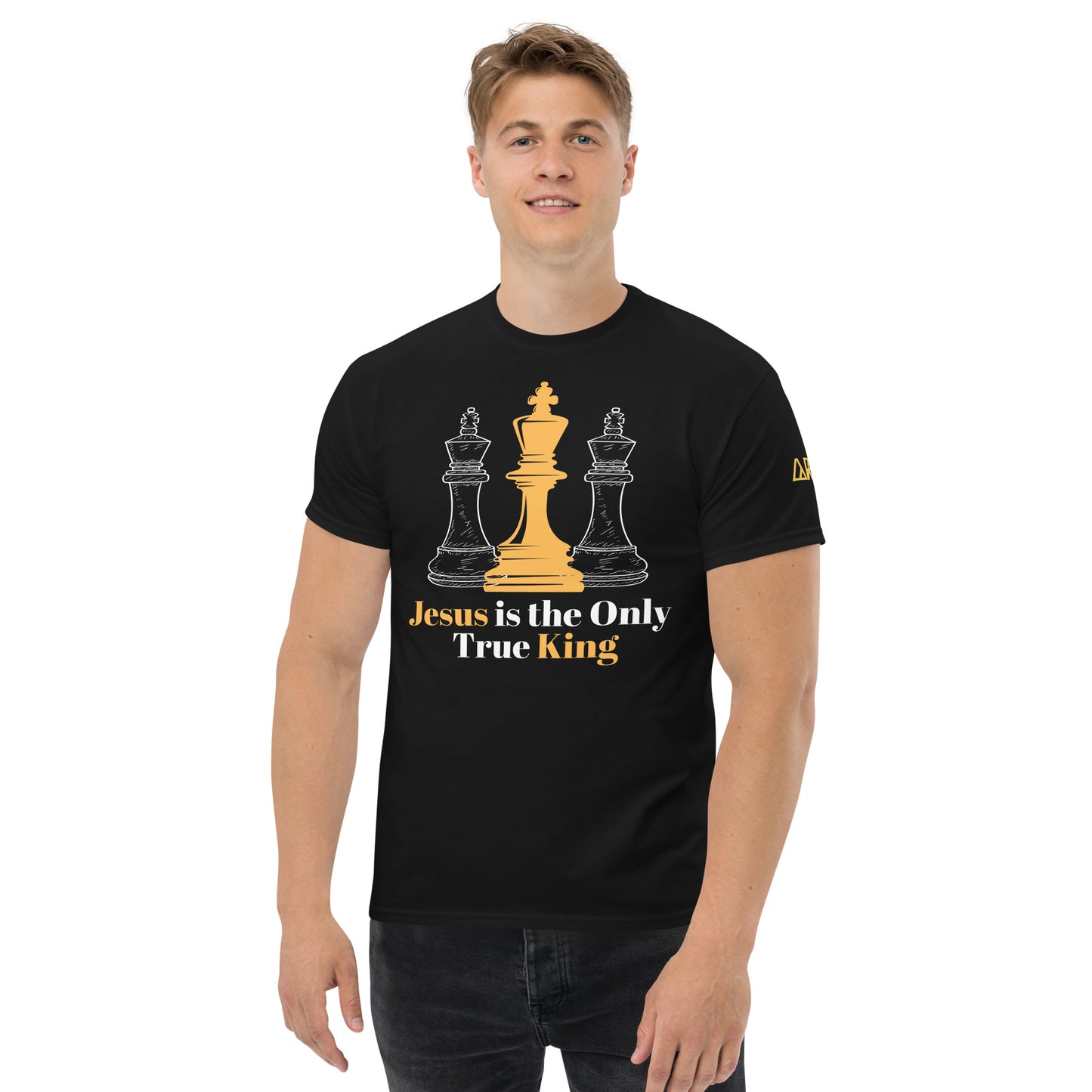 Jesus is the Only True King white letters - Unisex classic tee