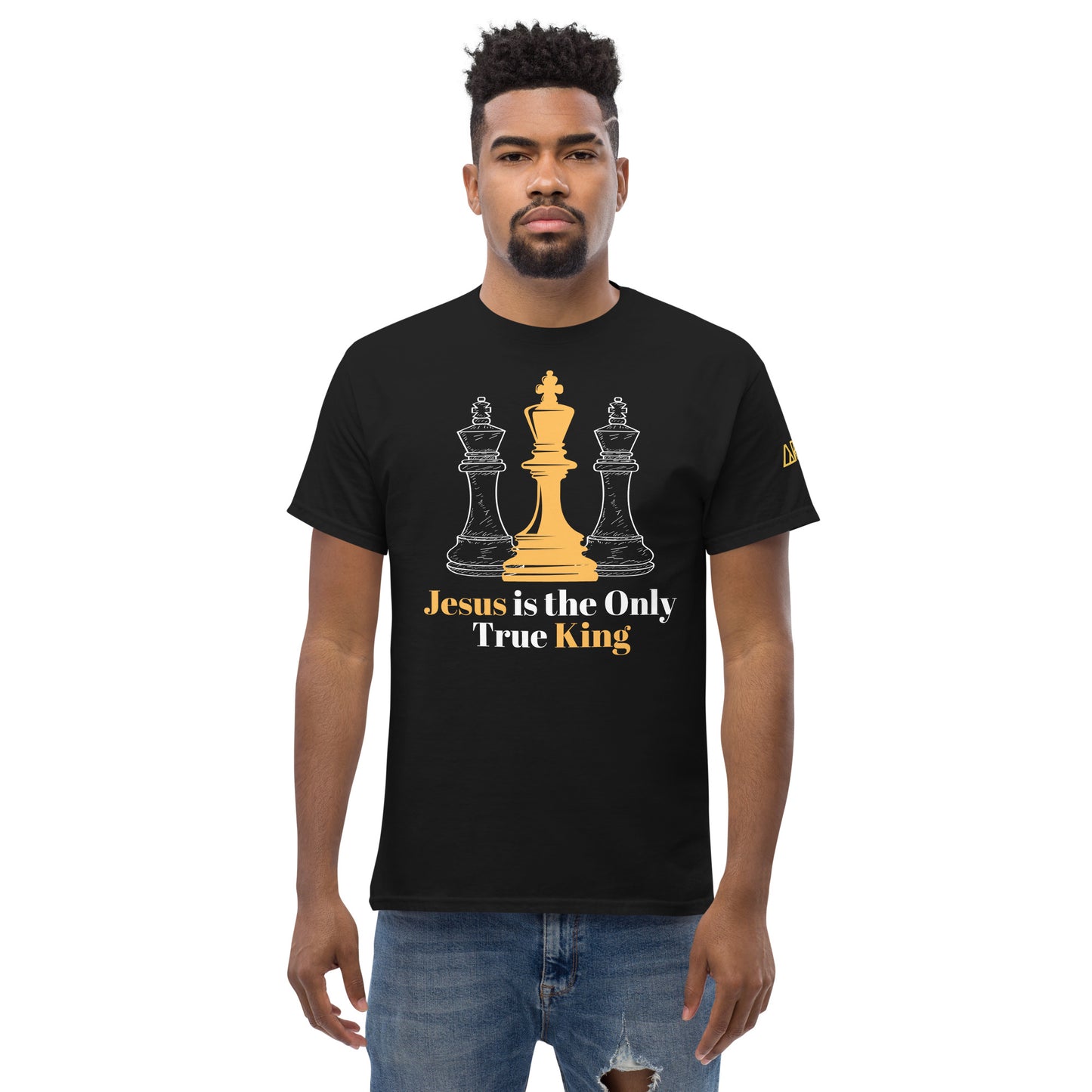 Jesus is the Only True King white letters - Unisex classic tee