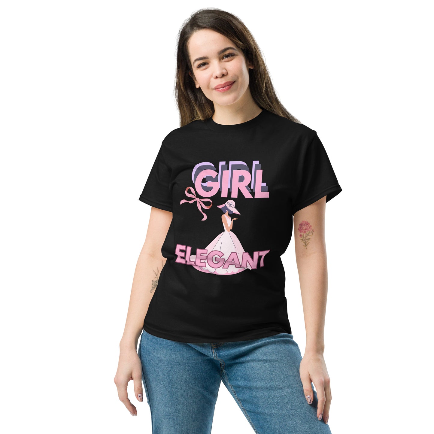 Girl Elegant Silhouette - Unisex classic tee