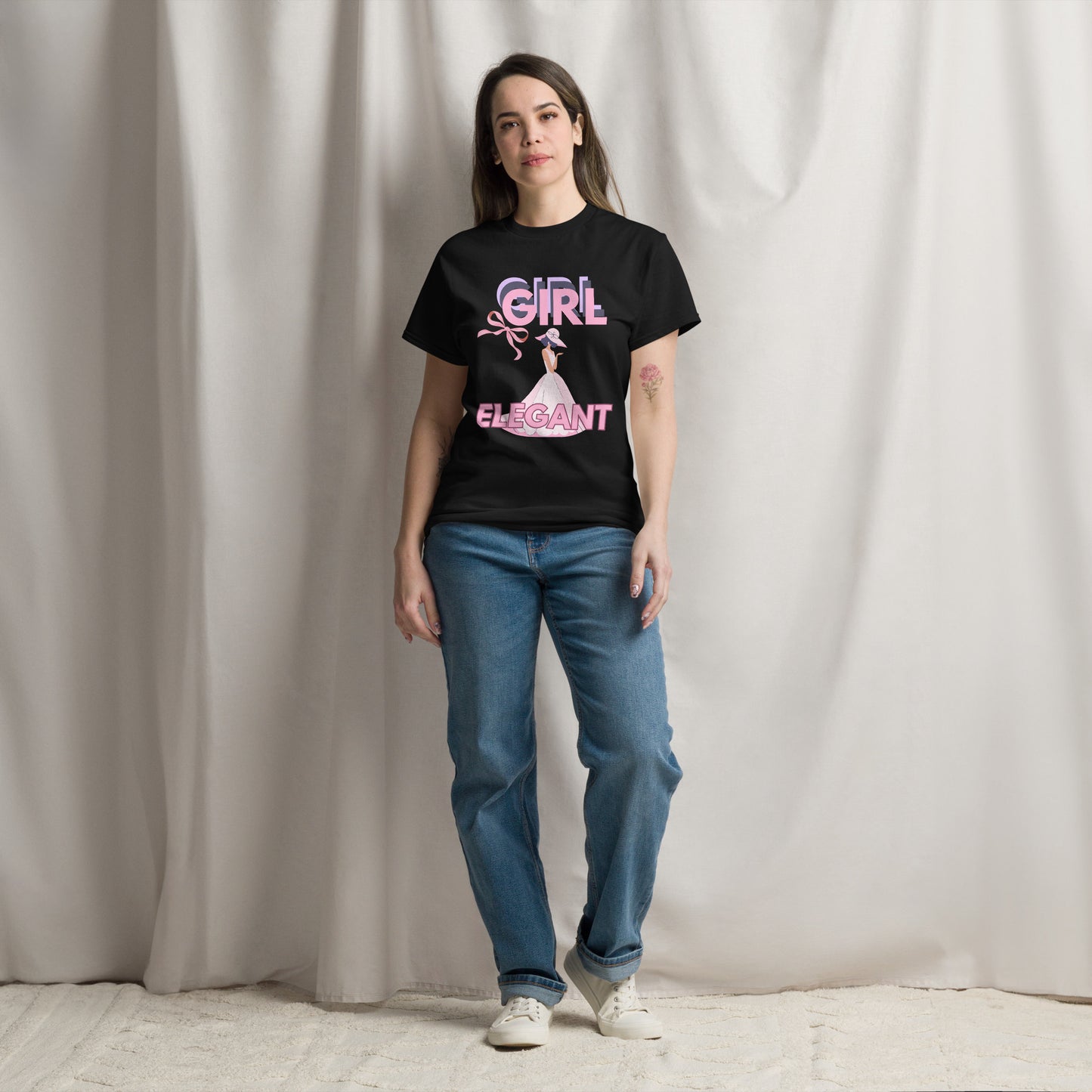 Girl Elegant Silhouette - Unisex classic tee