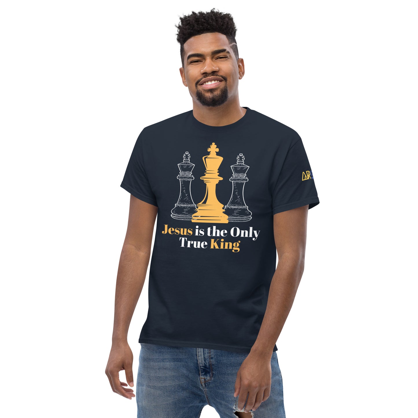 Jesus is the Only True King white letters - Unisex classic tee