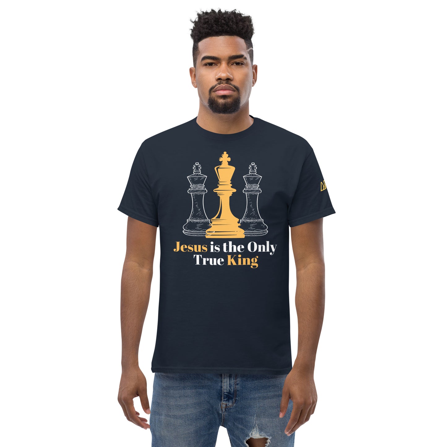 Jesus is the Only True King white letters - Unisex classic tee