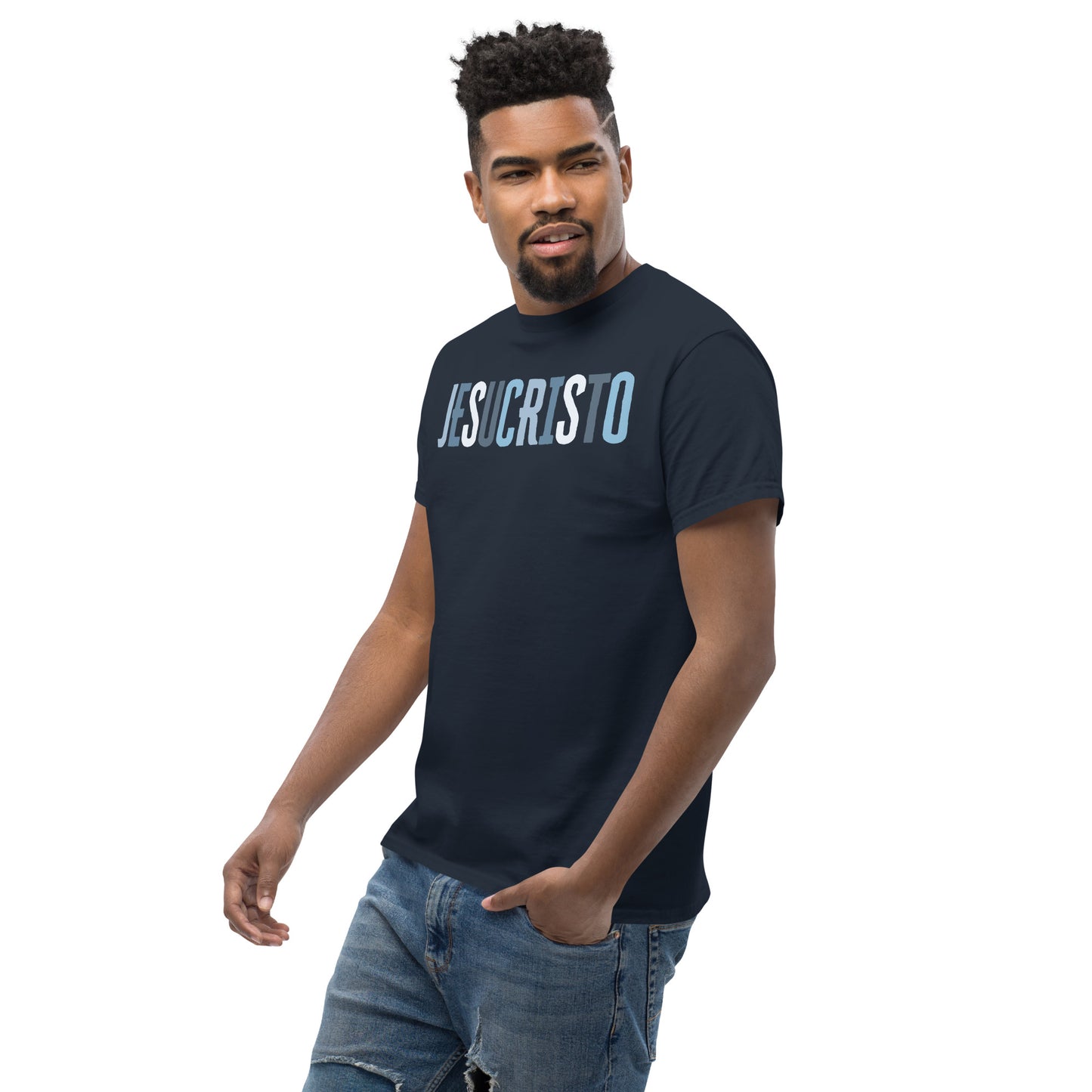 Jesucristo - Blue letters - Unisex classic tee