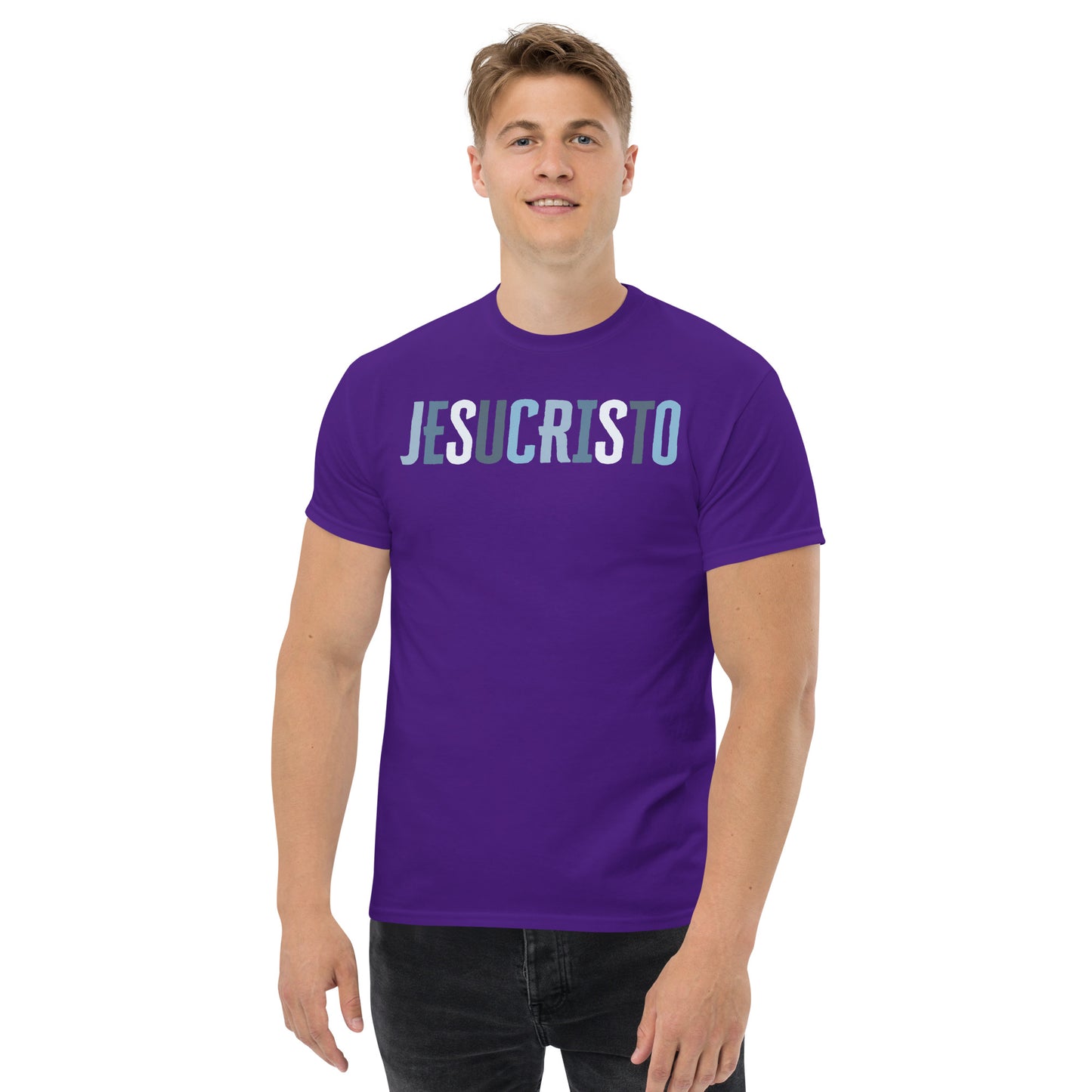 Jesucristo - Blue letters - Unisex classic tee