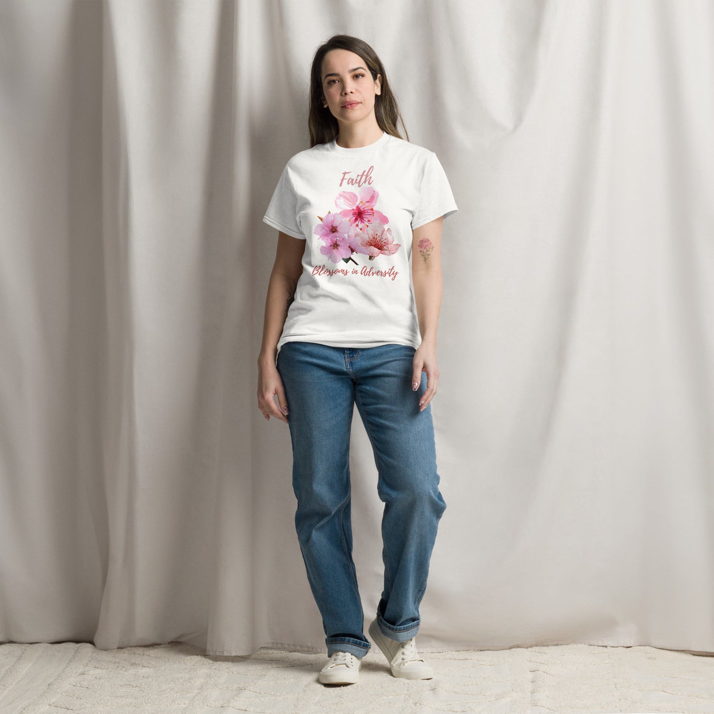 Faith Blossoms in Adversity - Unisex classic tee