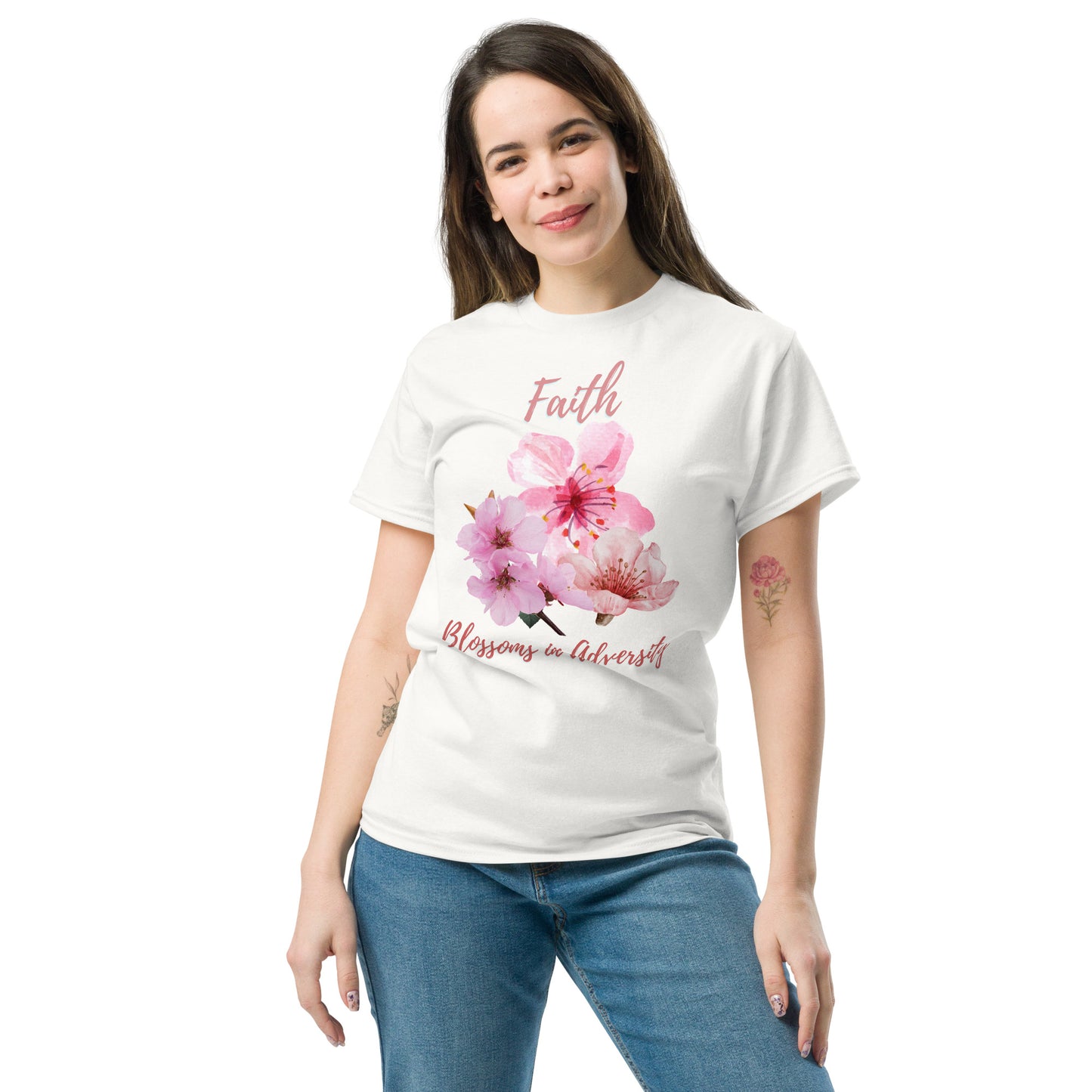 Faith Blossoms in Adversity - Unisex classic tee