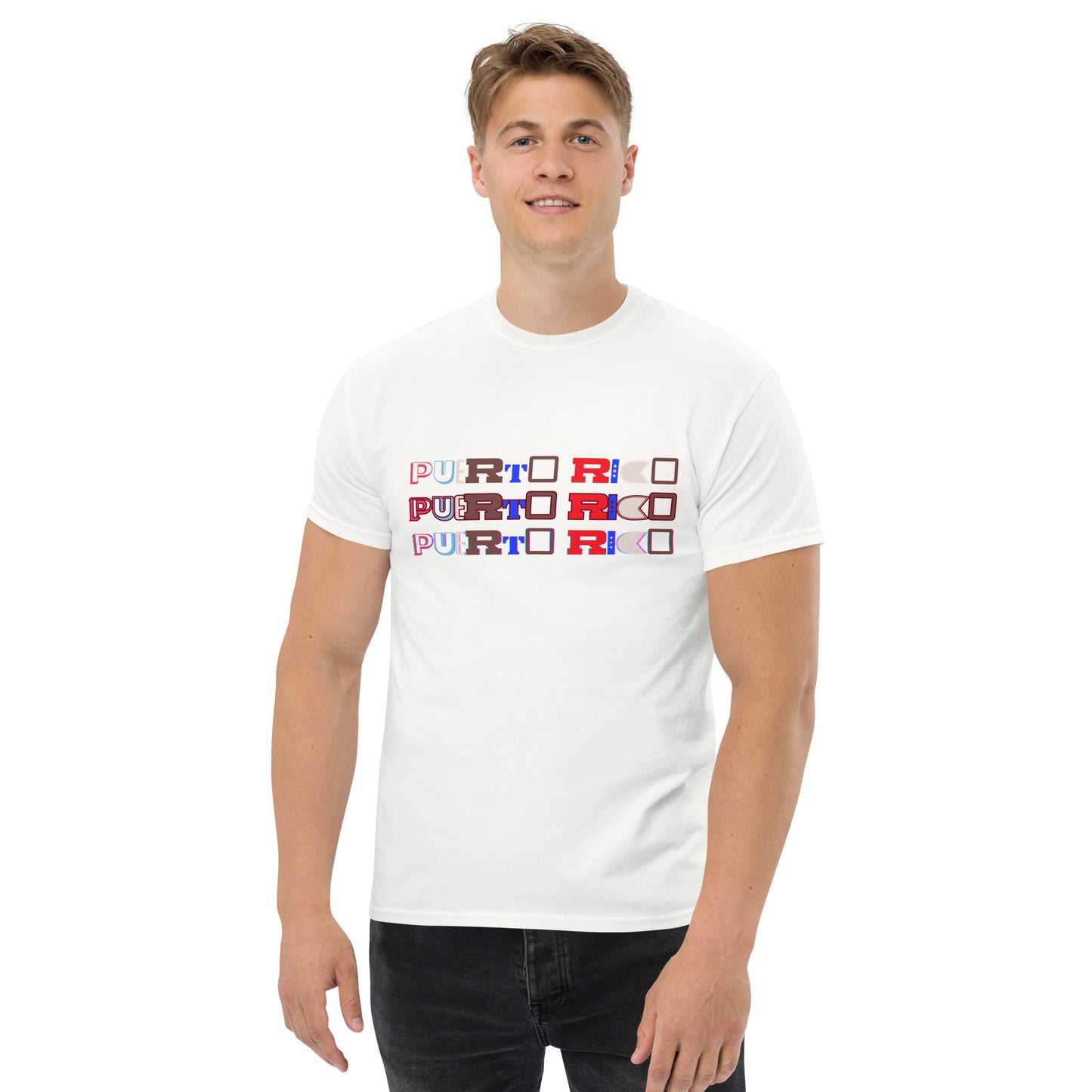 Puerto Rico Fun Letters - Unisex classic tee