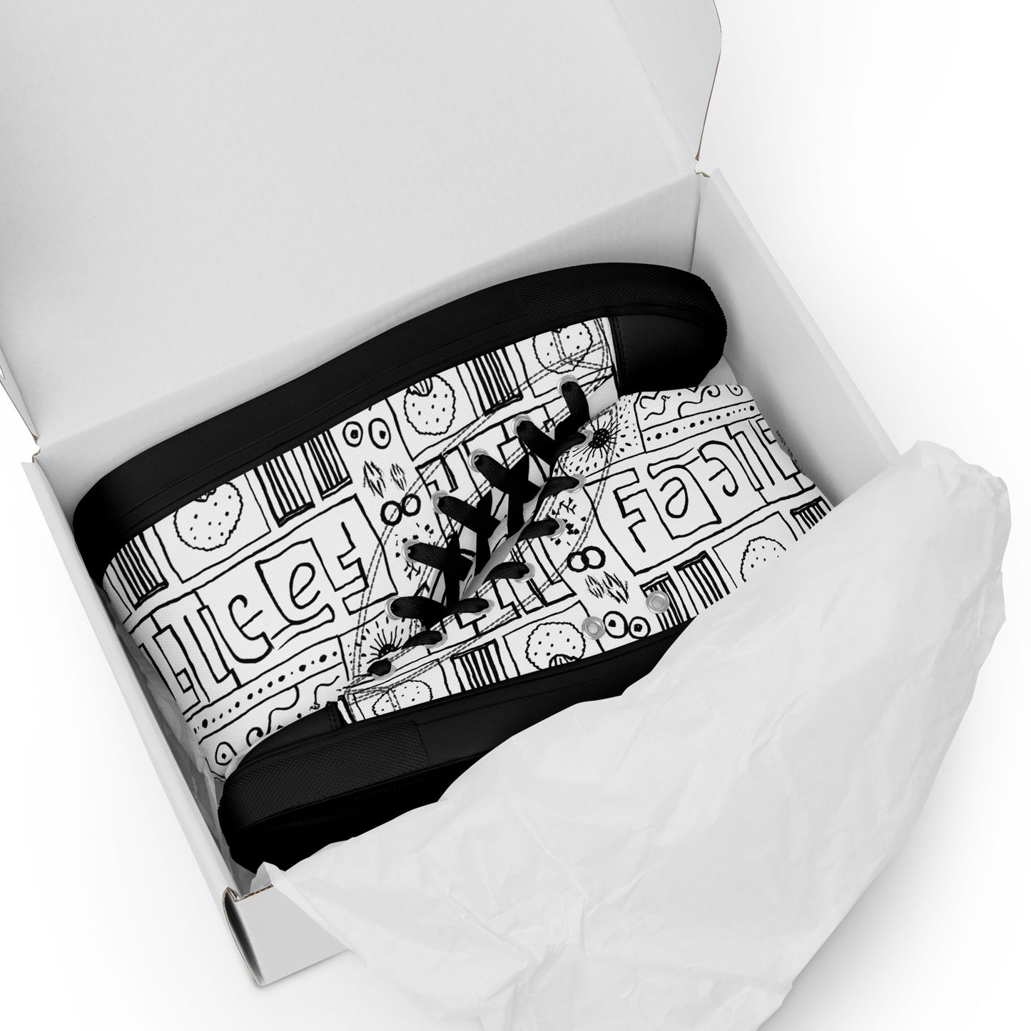 Faith - Women’s high top canvas shoes